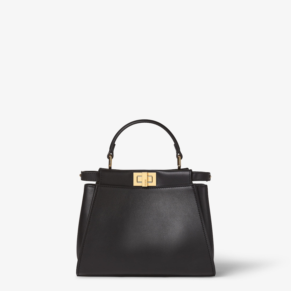 FENDI Peekaboo Mini Black leather bag - Image 1